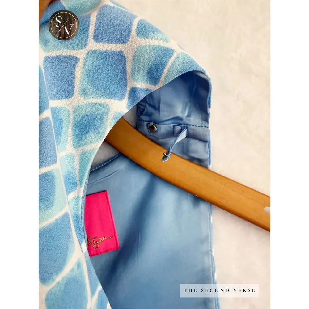 LILLY PULITZER Donna Romper Size 2 Multi Hidden Treasure - Picture 4 of 11